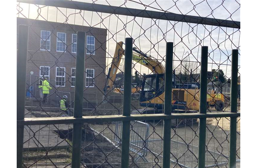Construction begins on new School extension - February 2023